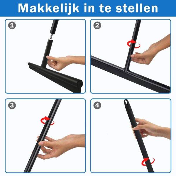 Vloerwisser, voor schone vloeren en wanden, swiffer