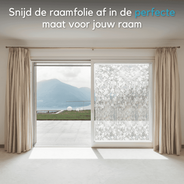 Transparante Raamfolie, Anti-Inkijk Raamfolie, Zonwerende Raamfolie, Verduisterende Raamfolie, Happy Comfortable Home